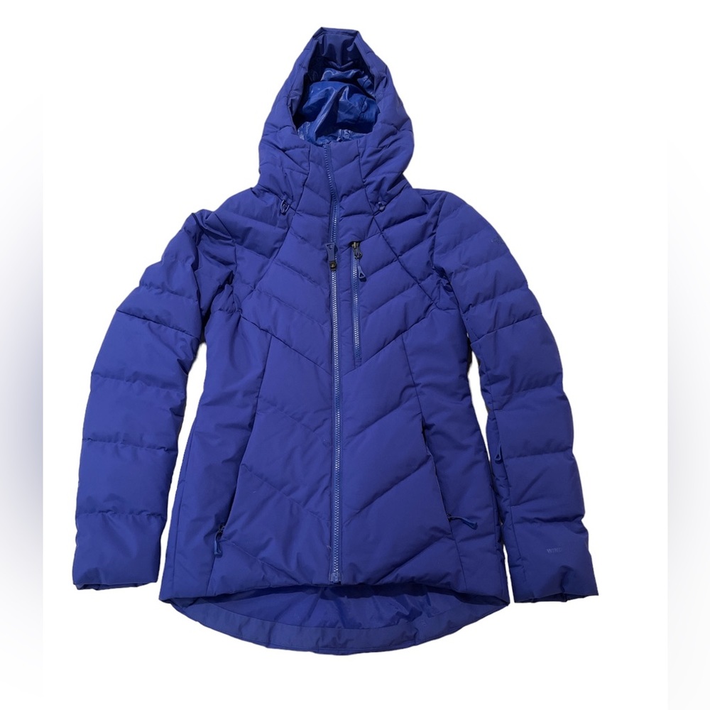 The North Face Women's Hooded Puffer Jacket - Royal Blue